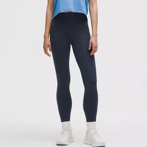Lululemon Navy Blue Leggings Swift Speed High-Rise